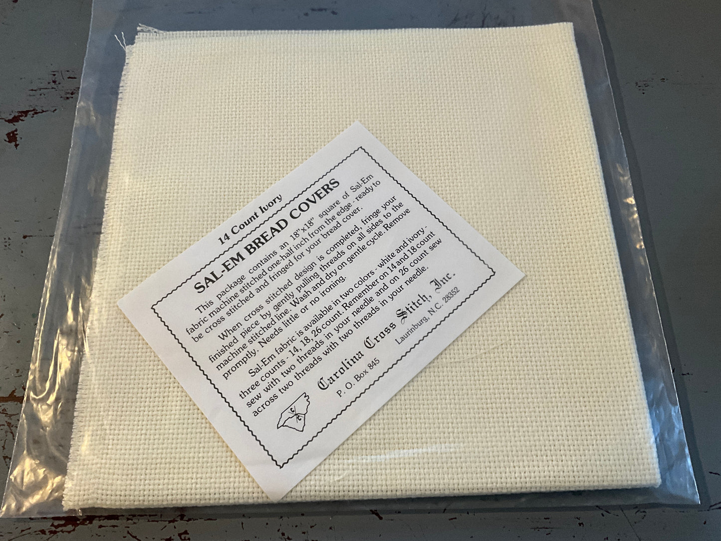 Carolina Cross Stitch Sal-Em choice table linens see pictures and variations*