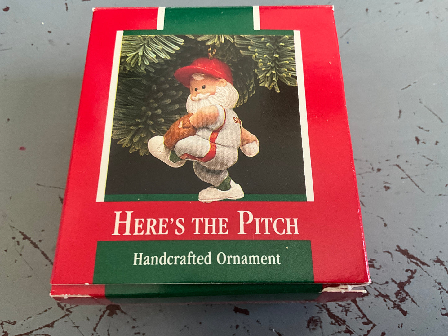 Hallmark Here’s the Pitch 1989 Keepsake Ornament QX545-5