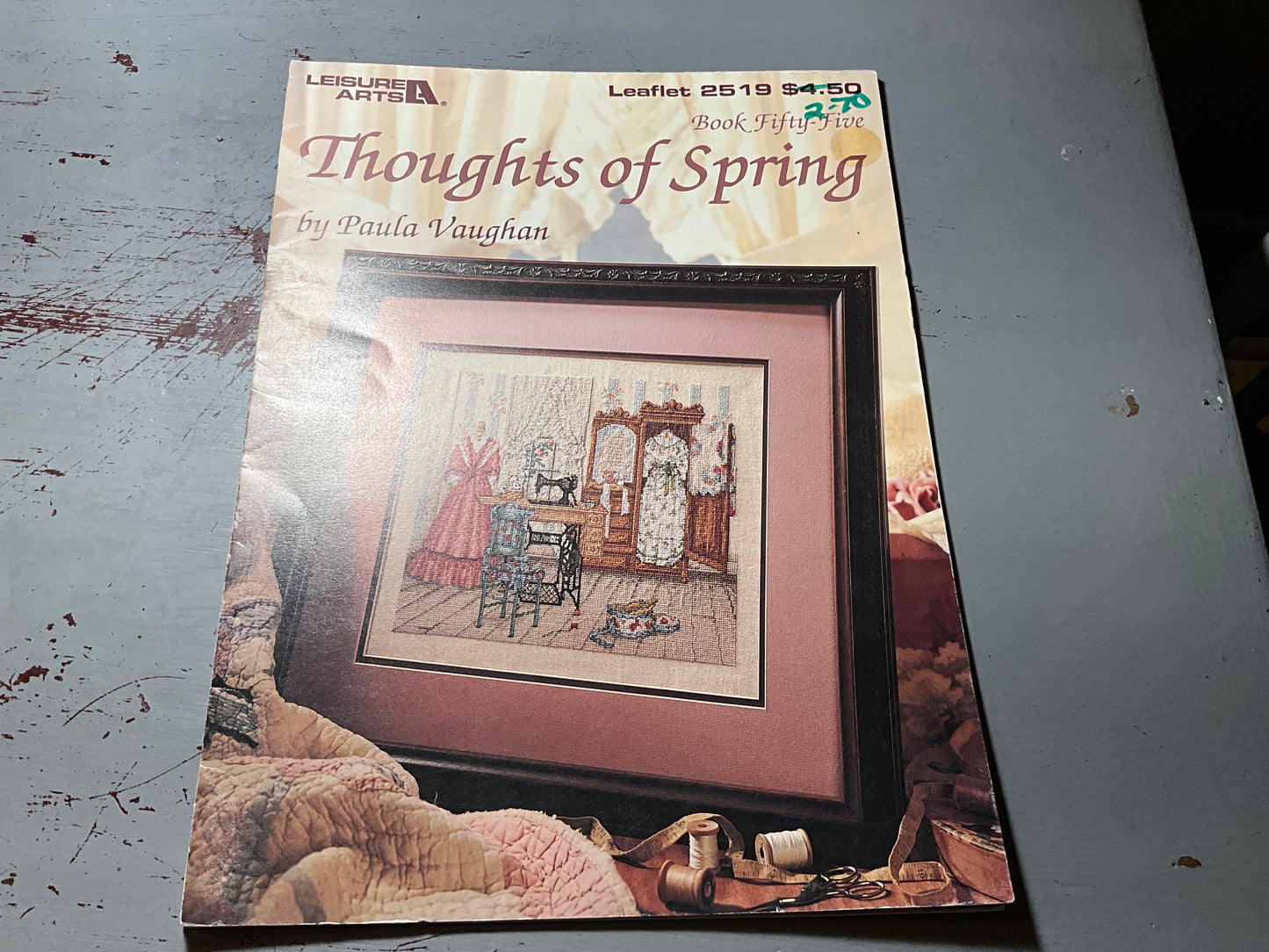 Leisure Arts Paula Vaughan set of 3 counted cross stitch charts see pictures and description*