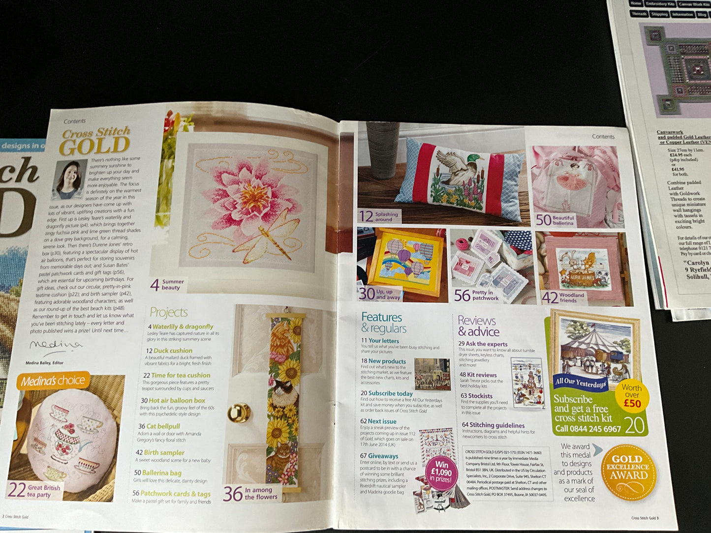 Cross Stitch Gold magazine lot choice see pictures and variations*