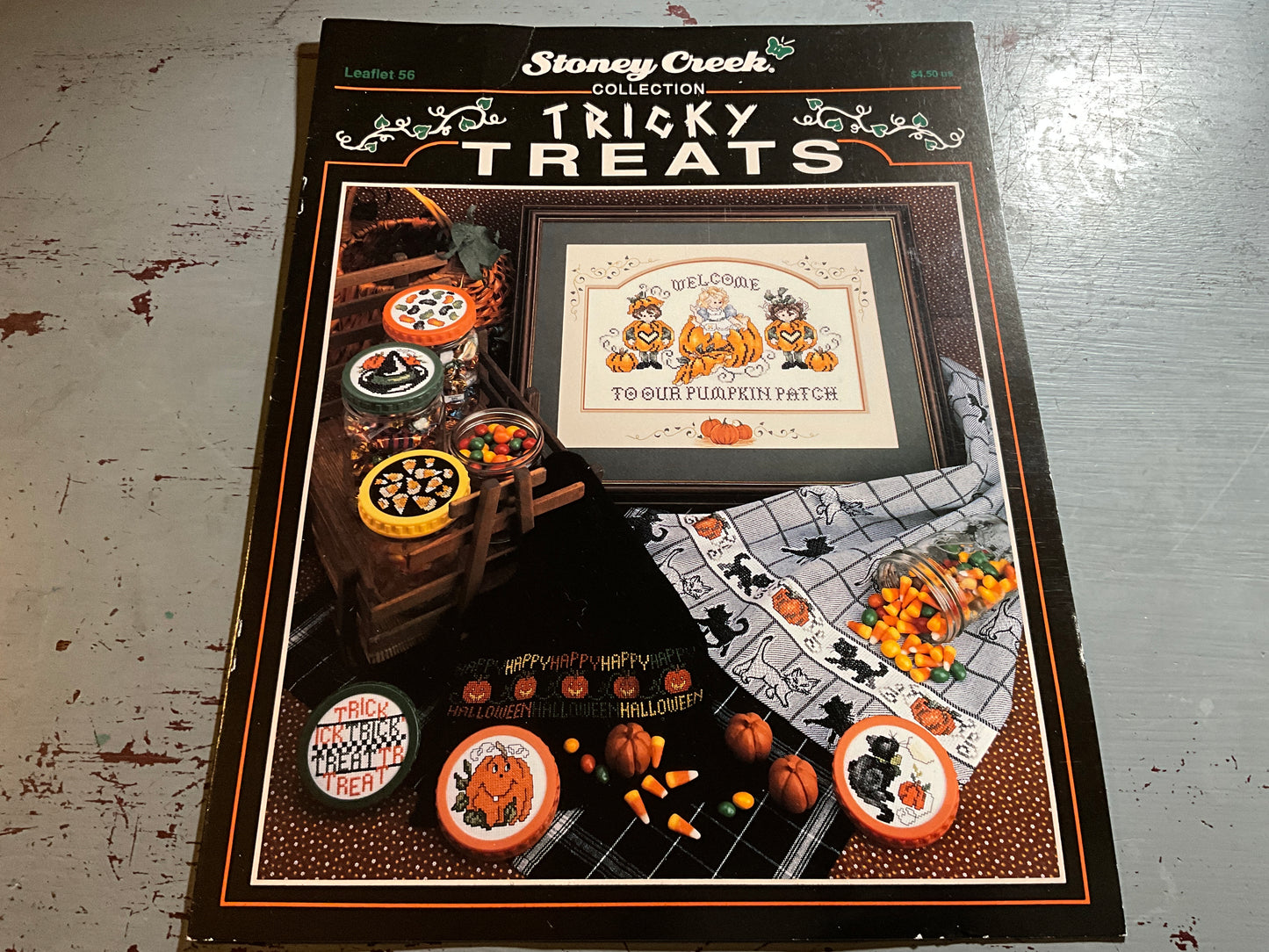 Stoney Creek Collection Tricky Treats Halloween cross stitch chart