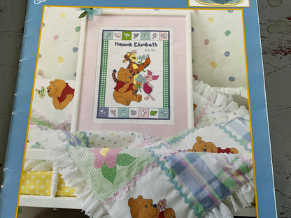 Leisure Arts Pooh Baby Collection counted cross stitch chart