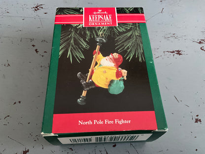 Hallmark  North Pole Fire Fighter 1992 Keepsake Ornament QX510=4