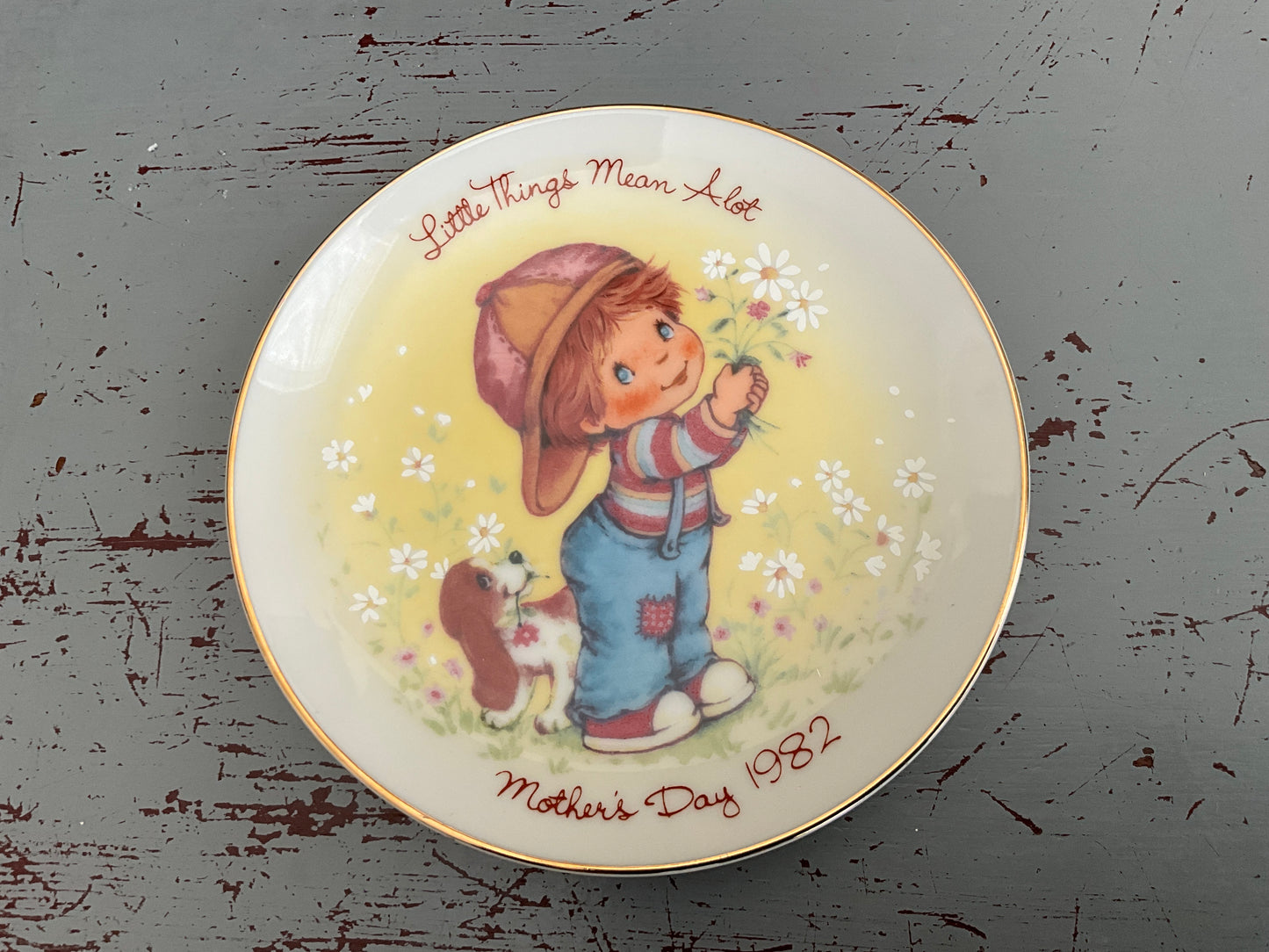 Avon “Little Things” Mother’s Day vintage 1982 collectible plate made in Japan*