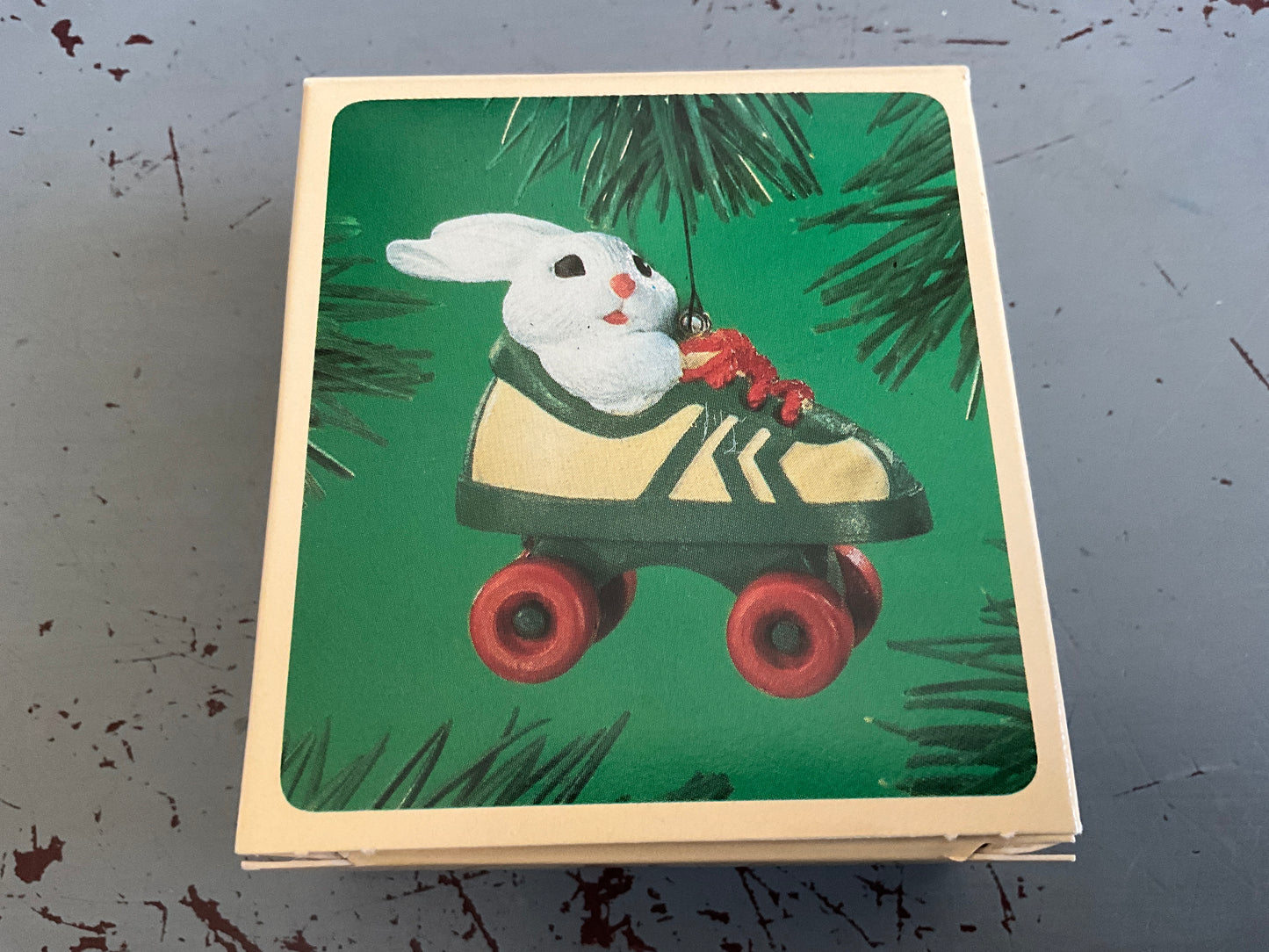 Hallmark Roller Skating Rabbit 1984 Keepsake Ornament QX457-1