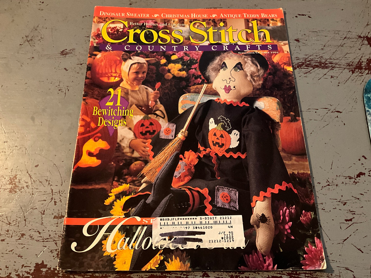 Cross Stitch & Country Crafts magazine Sept/Oct 1994 issue