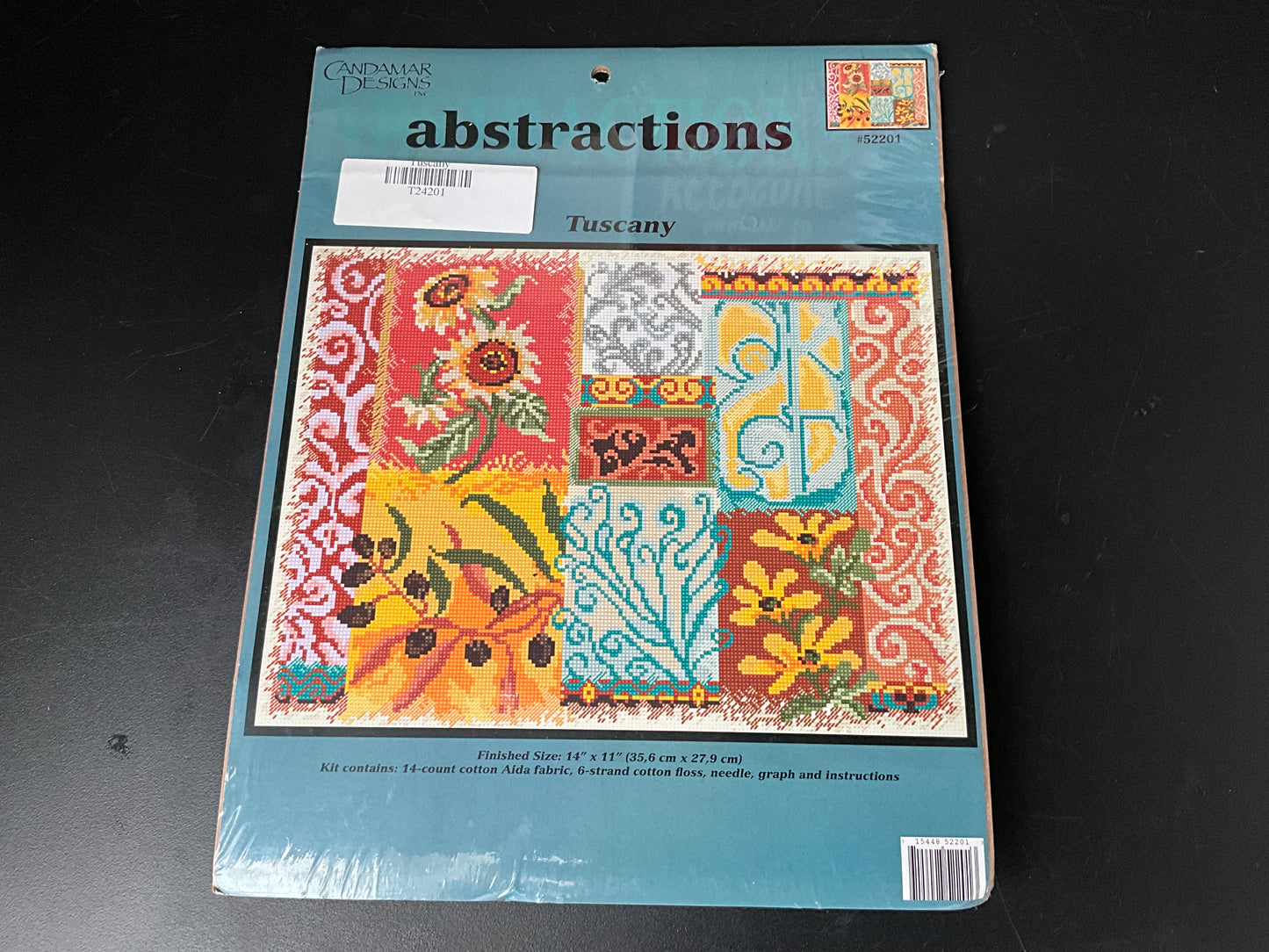 Candamar Designs abstractions Tuscany 52201 cross stitch design kit