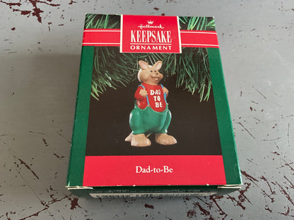 Hallmark Dad-To-Be 1991 Keepsake Ornament QX487-9