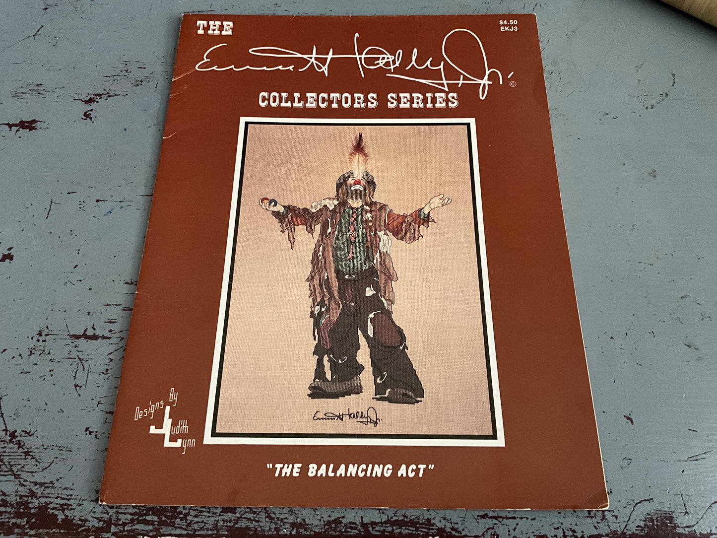 The Emmet Kelly Jr. Collectors Series The Balancing Act Designs BT Judith Lynn counted cross stitch minis chart