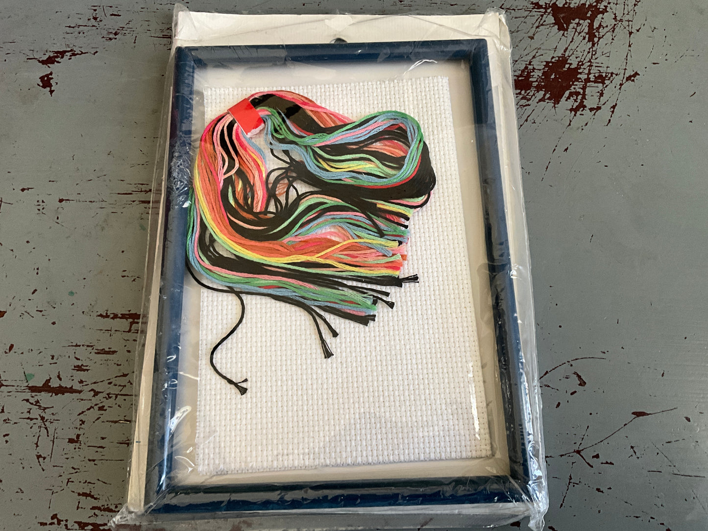 nmi Love & Dreams 3192 cross stitch kit with frame 5x7 inches