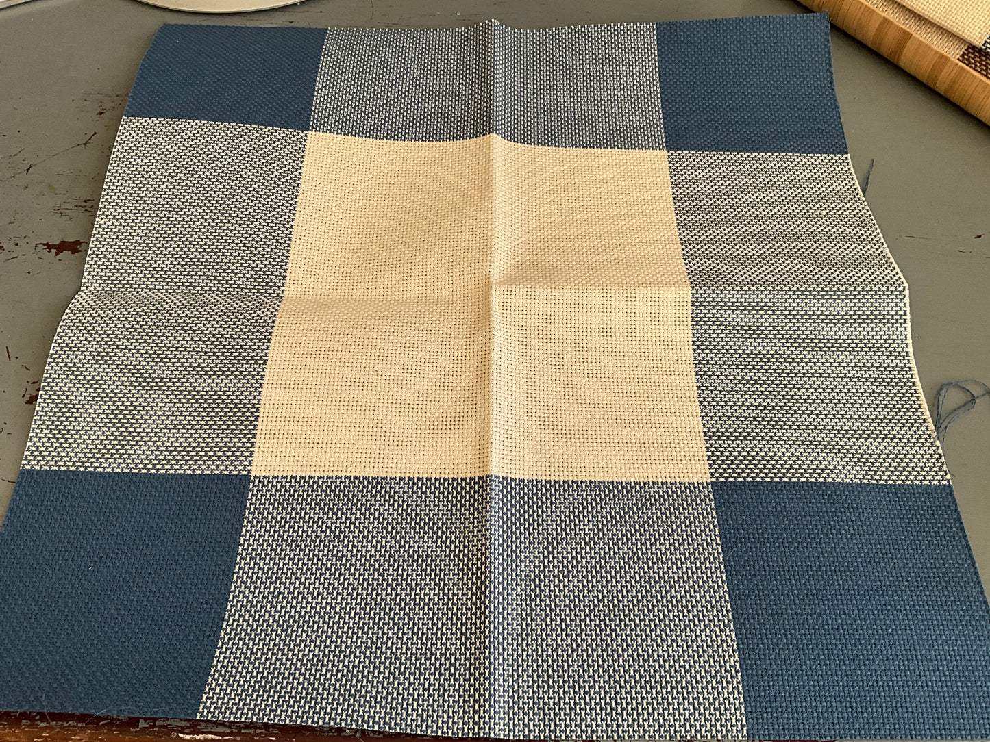 Hopscotch choice14 count fabric 15x15 inches see pictures and variations