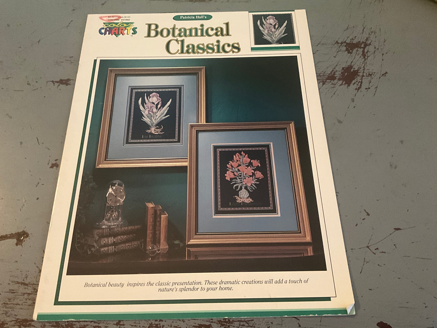 Color Charts Botanical Classics #31002 Patricia Hall counted cross stitch chart