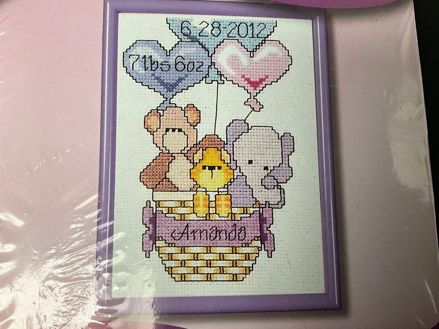 Baby announcement choice cross stitch kits see pictures & variations