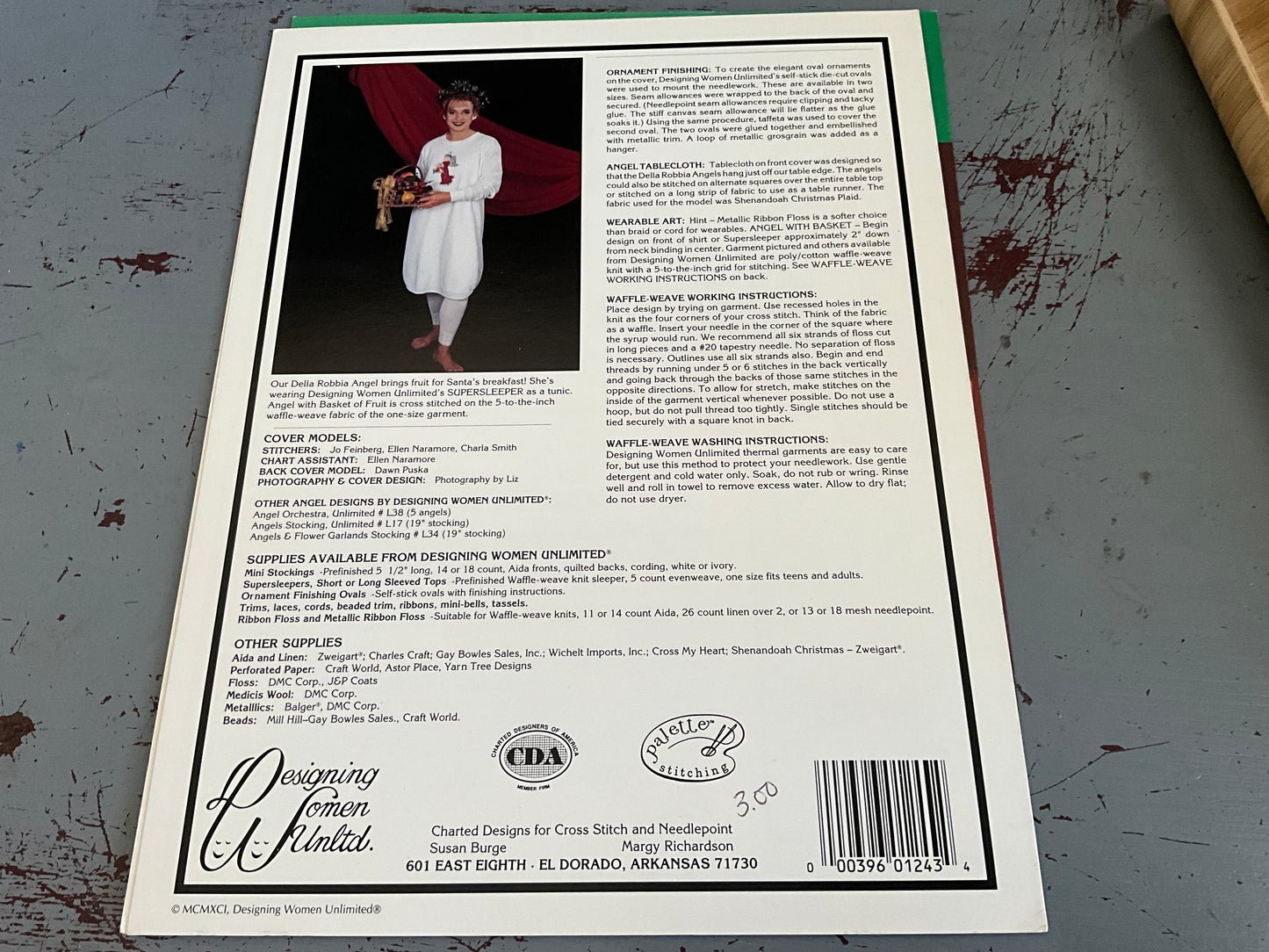 Designing Women Unlimited Della Robia Angels Unlimited No. 43 counted cross stitch chart