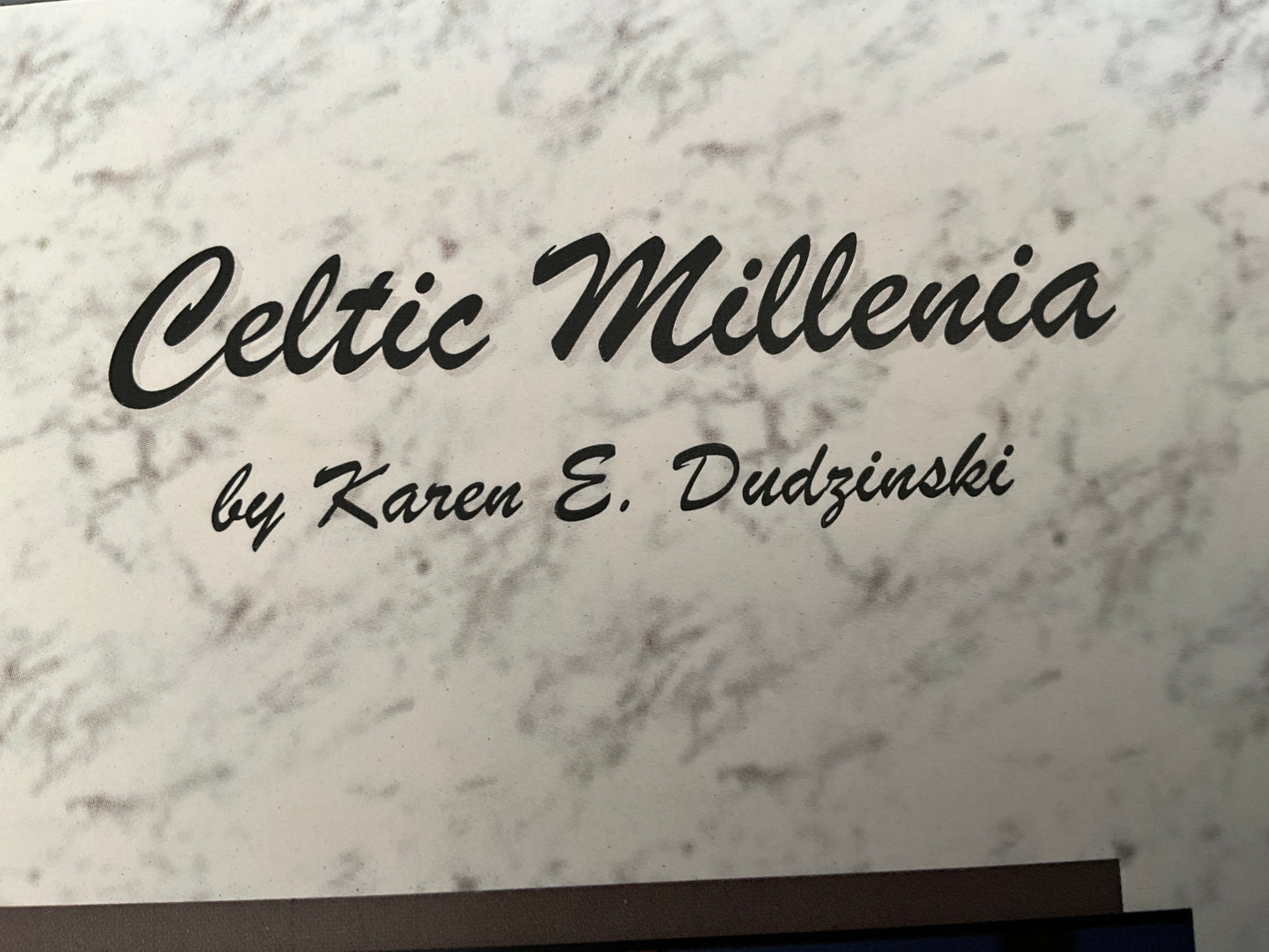 Celtic Millenia by Karen E. Dudzinske Anoyjer Textured Threads Design 991103 counted cross stitch chart