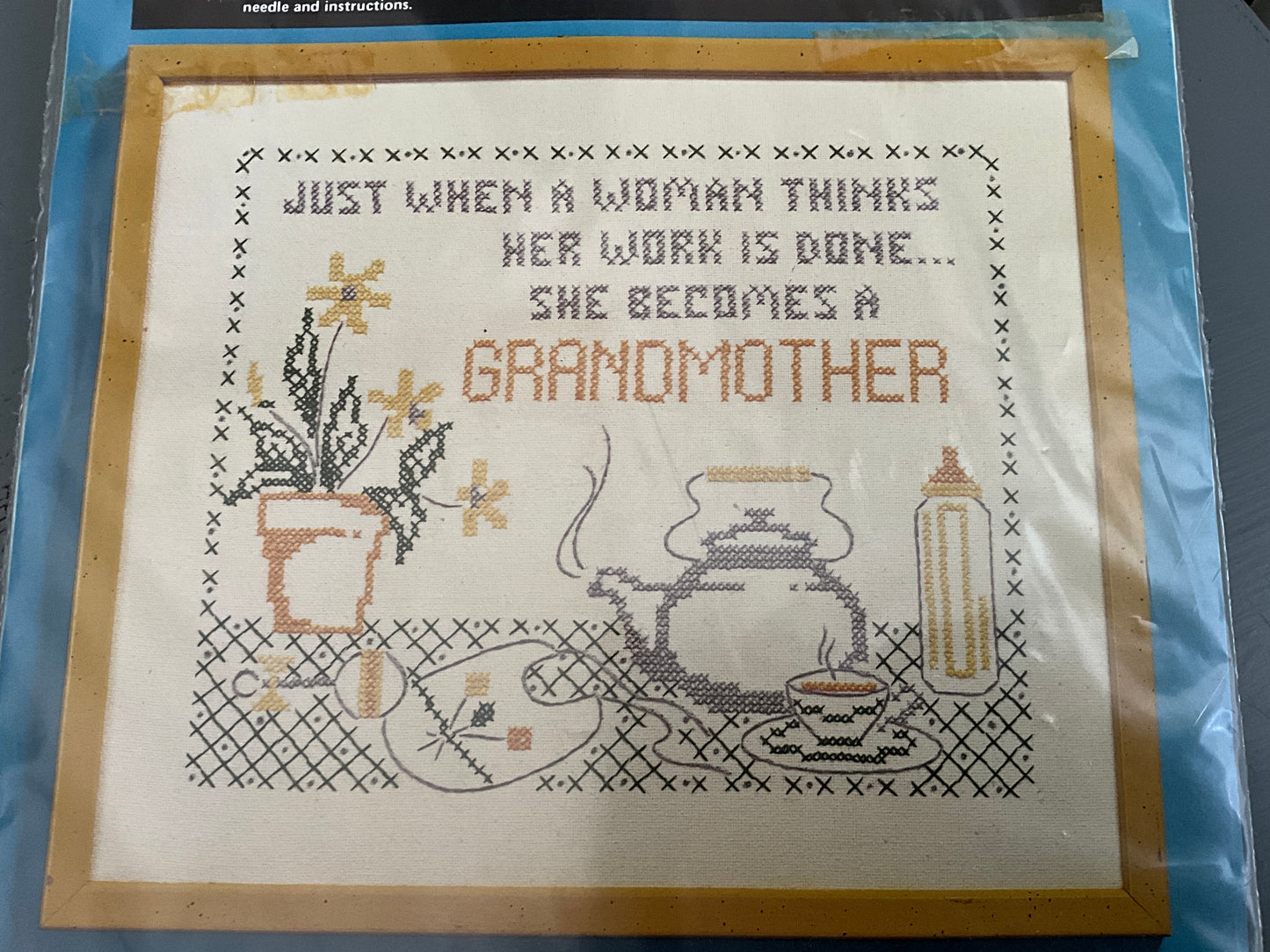 Patty Ann Needlework kit Women’s Work Sampler cross stitch