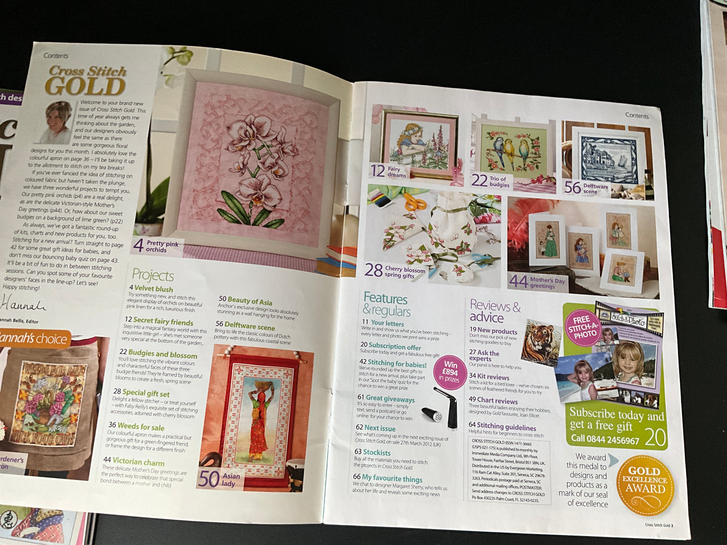 Cross Stitch Gold magazine lot choice see pictures and variations*