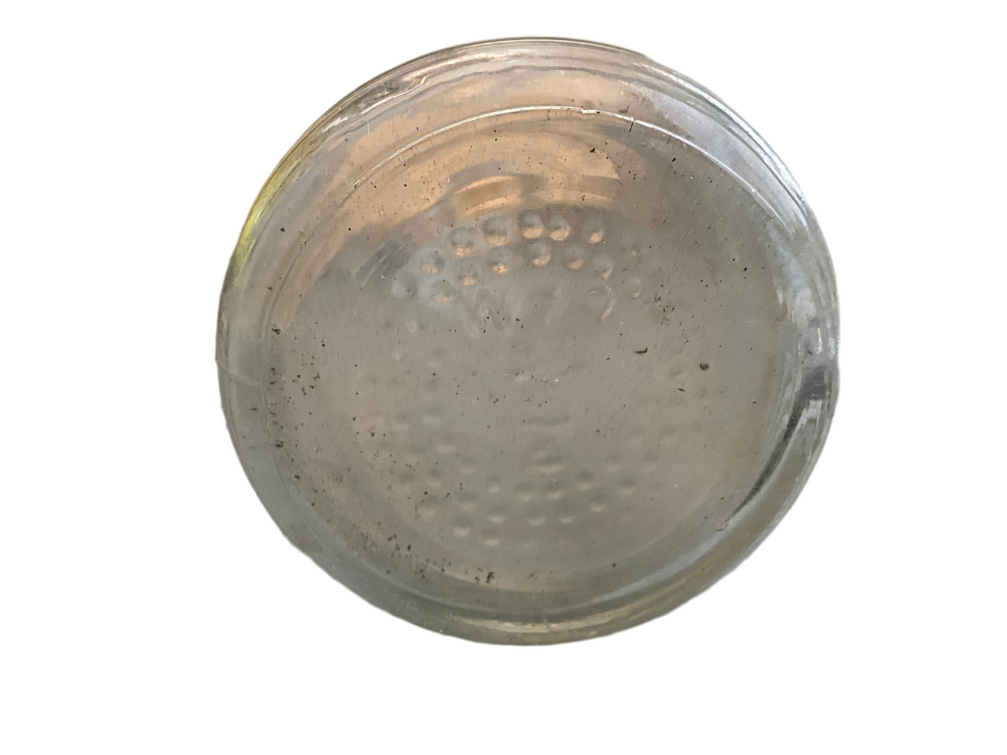 Texize 1940-50s clear glass chemical bottle vintage collectible