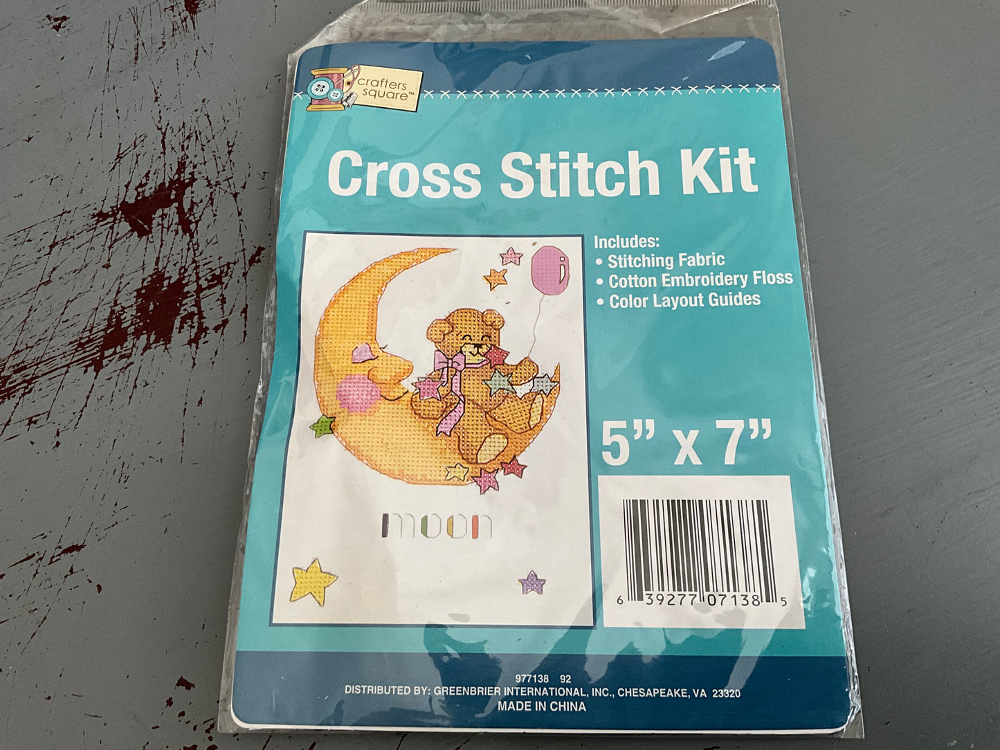 Crafters Square Baby cross stitch kit 5” x 7’