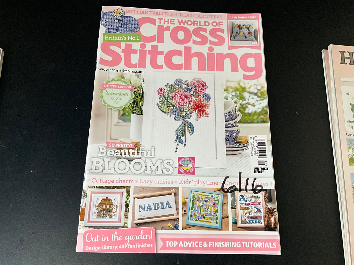 The World of Cross Stitching February-April & June-August 2016 magazines lot of 6 issues Britain’s No. 1