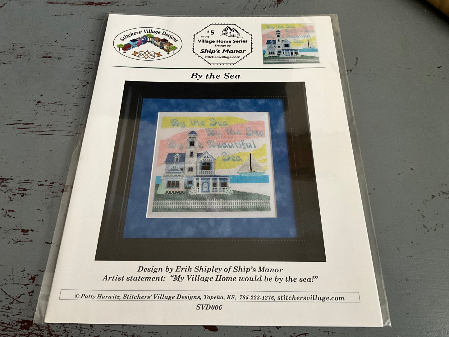 Stitchers Village Designs #5 In the Village Home Series Design by Ships Manor counted cross stitch chart