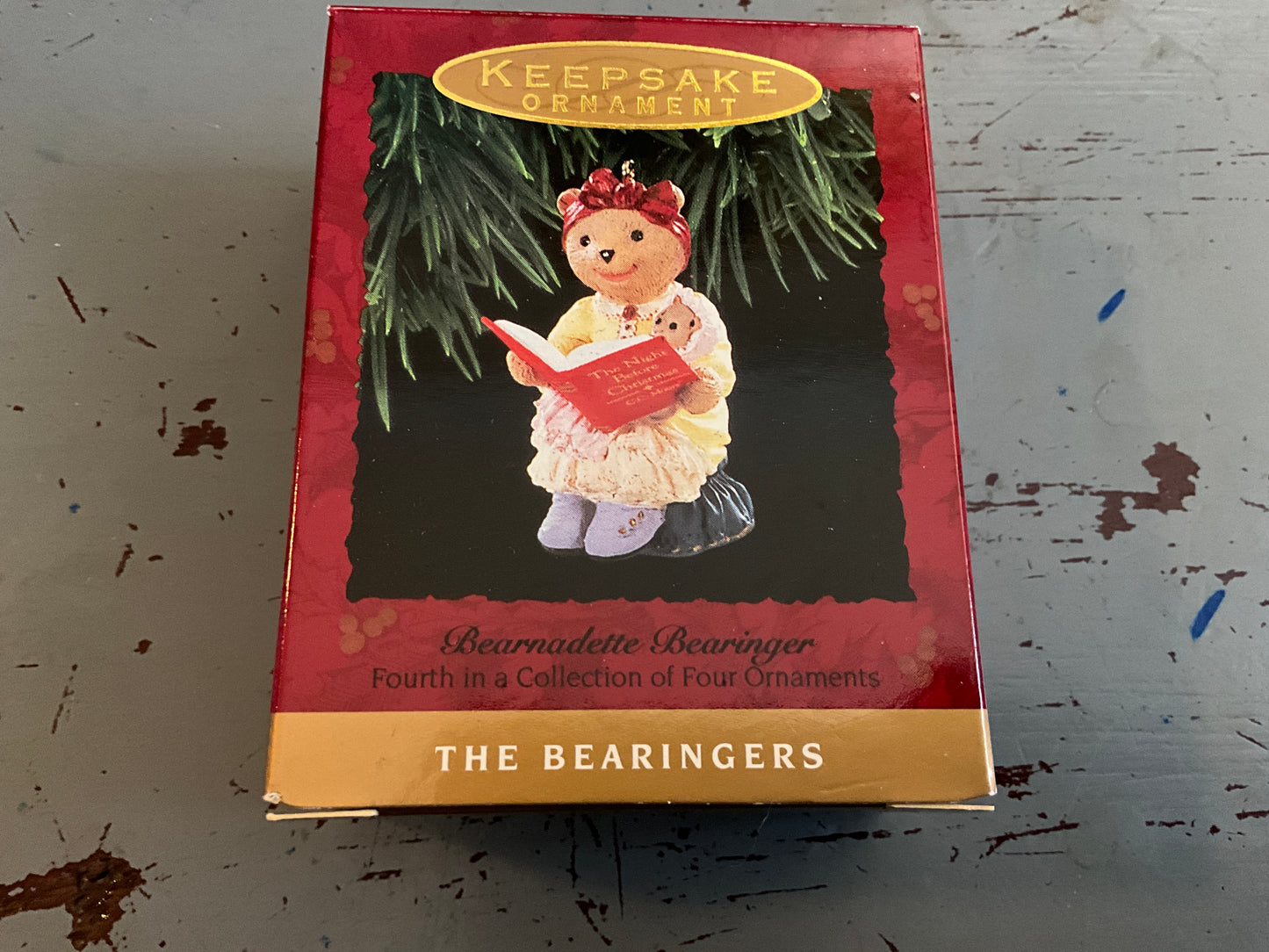 Hallmark Bernadette Bearinger #4 1993 Bearinger collection Keepsake Ornament XPR974-8