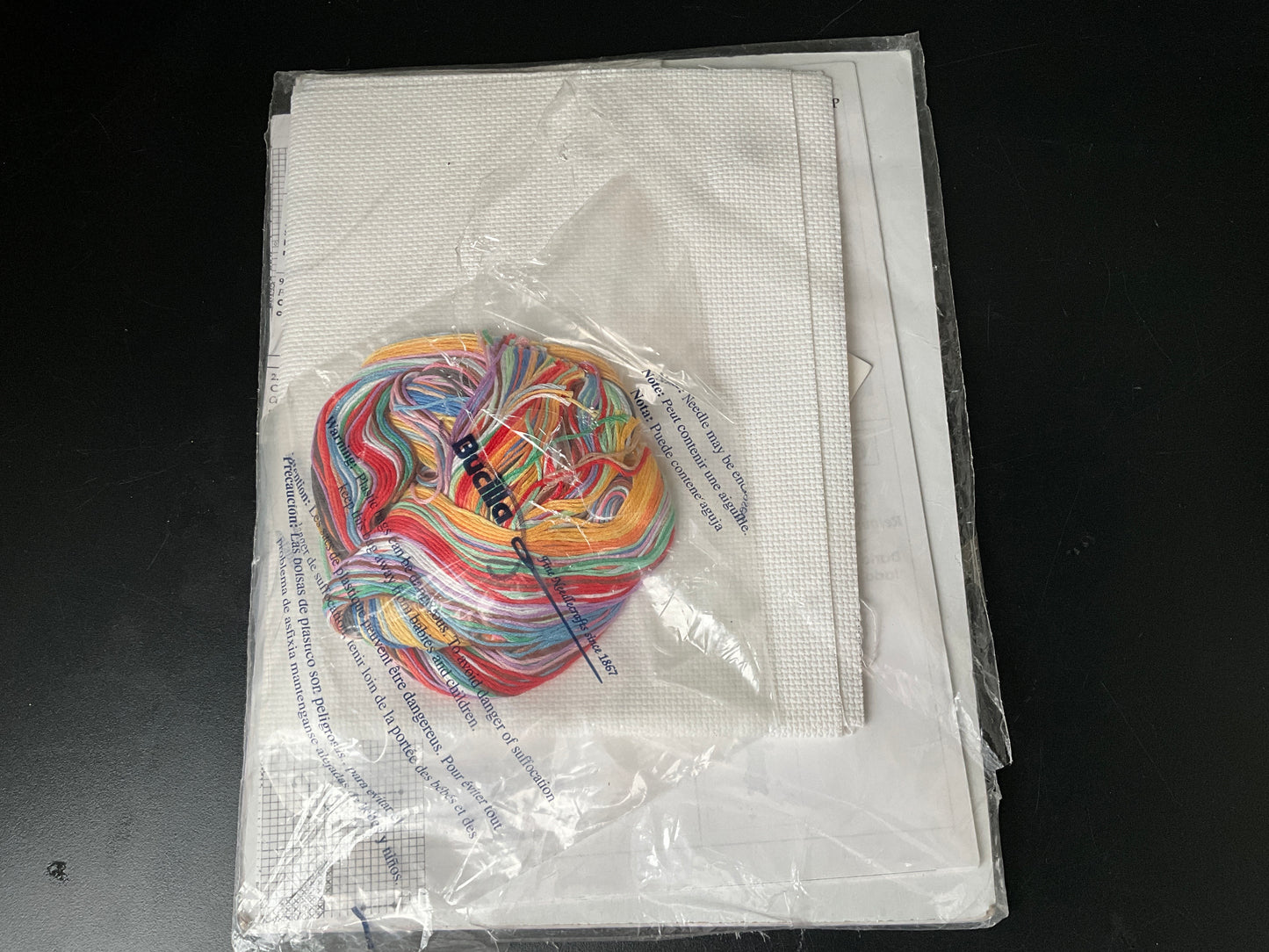 Plaid Bucilla Baby Celestial Moon Growth Chart 42773 cross stitch kit