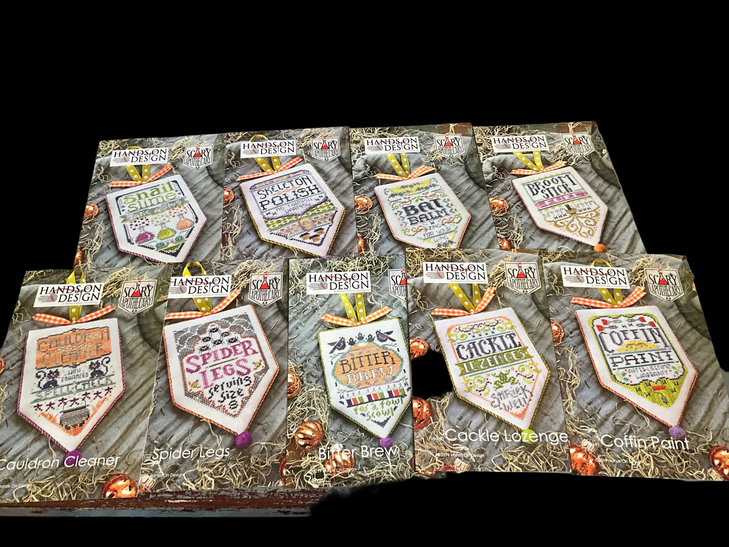 Hands On Design Scary Apothecary full set of 9 cross stitch charts