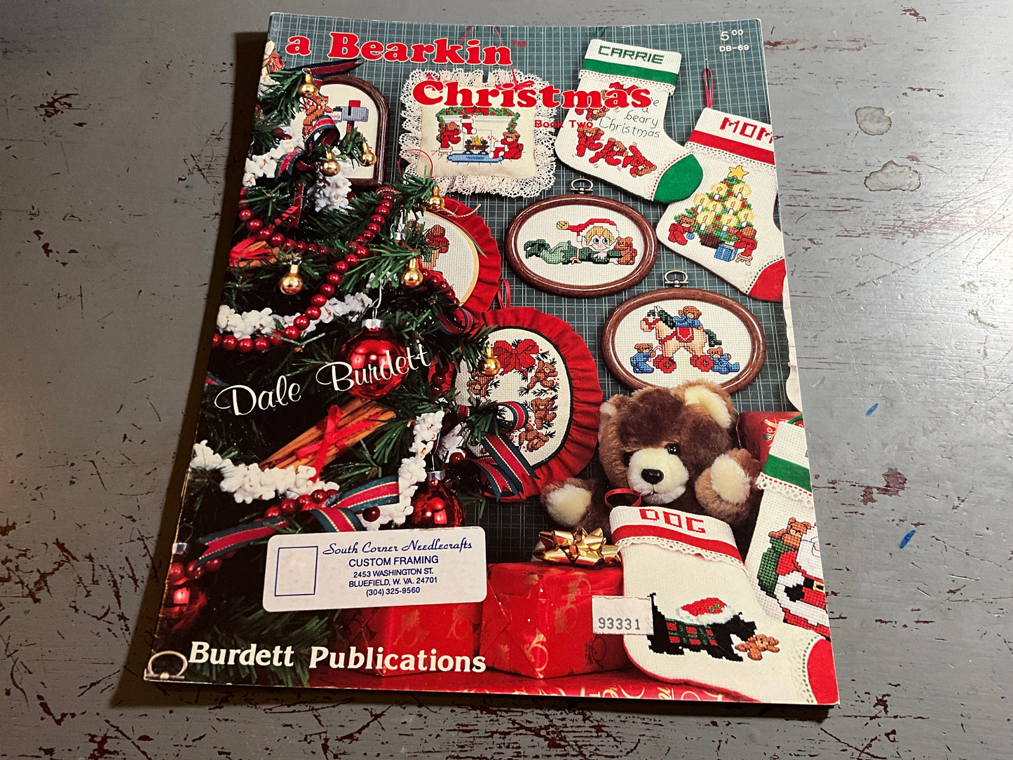 Dale Burdett a Bearkin Christmas DB-69 counted cross stitch chart
