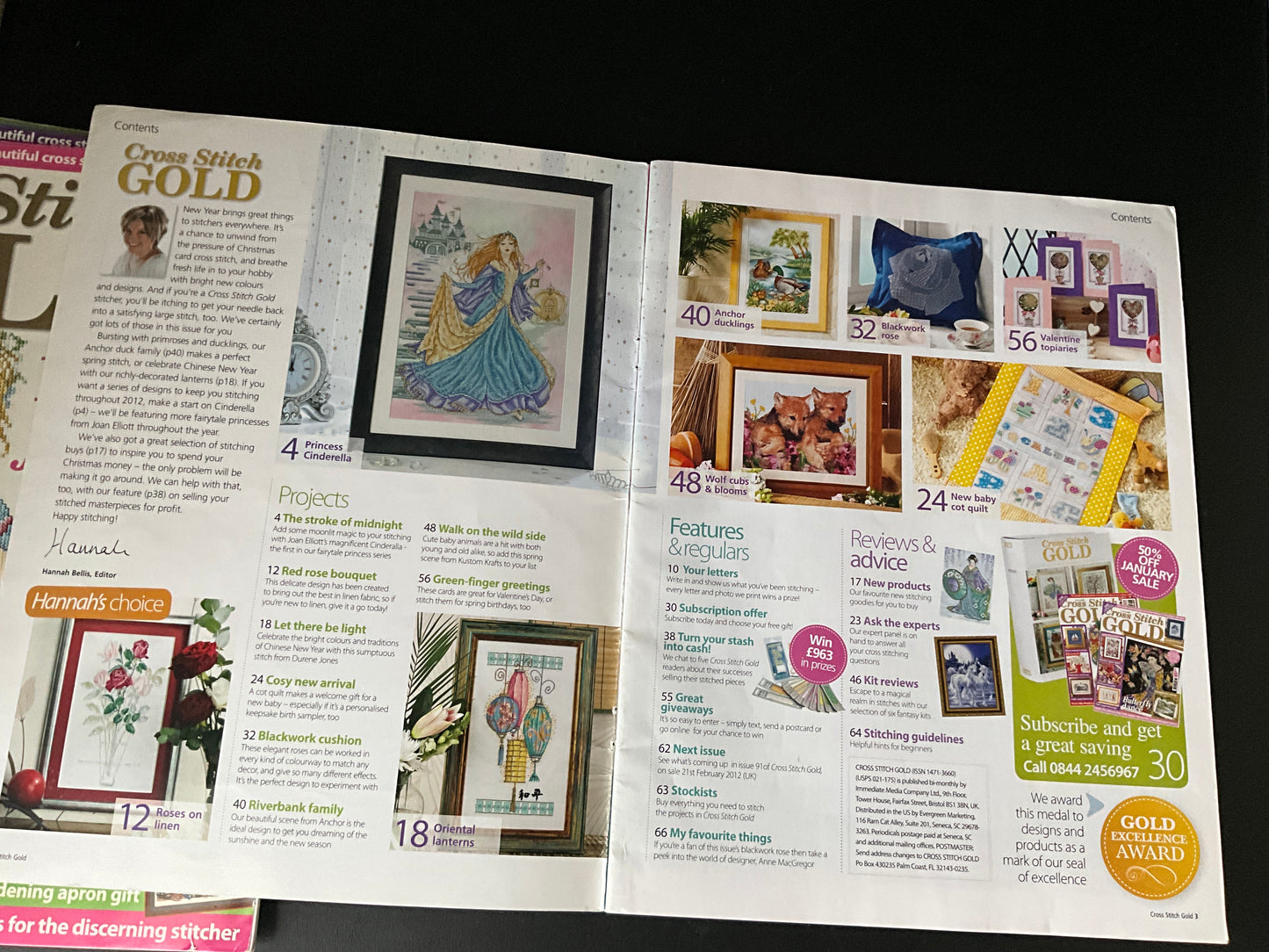 Cross Stitch Gold magazine lot choice see pictures and variations*