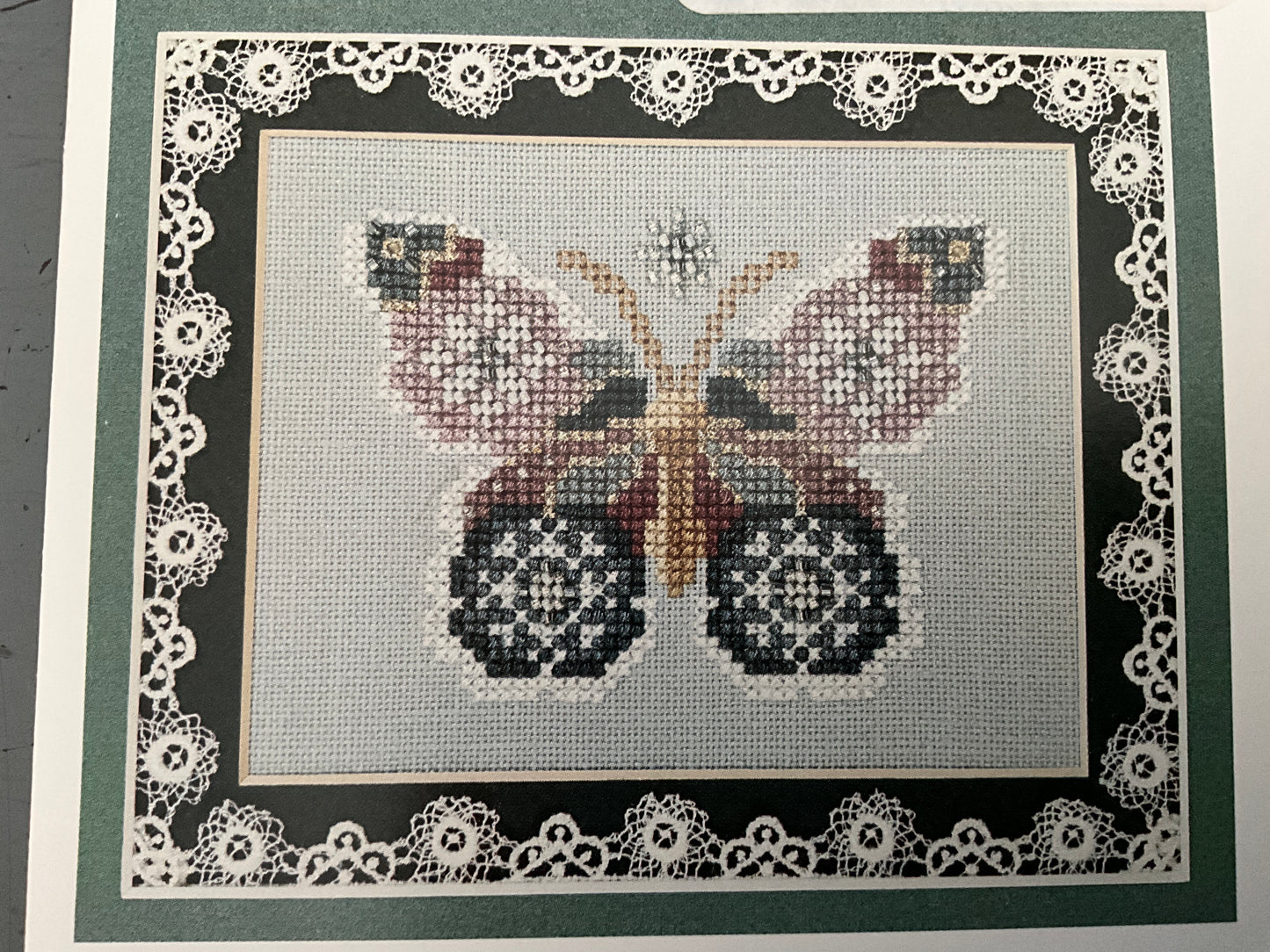 Just Nan Ice Moth cross stitch chart rare hard to find pattern