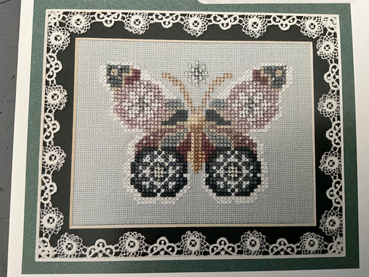 Just Nan Ice Moth cross stitch chart rare hard to find pattern
