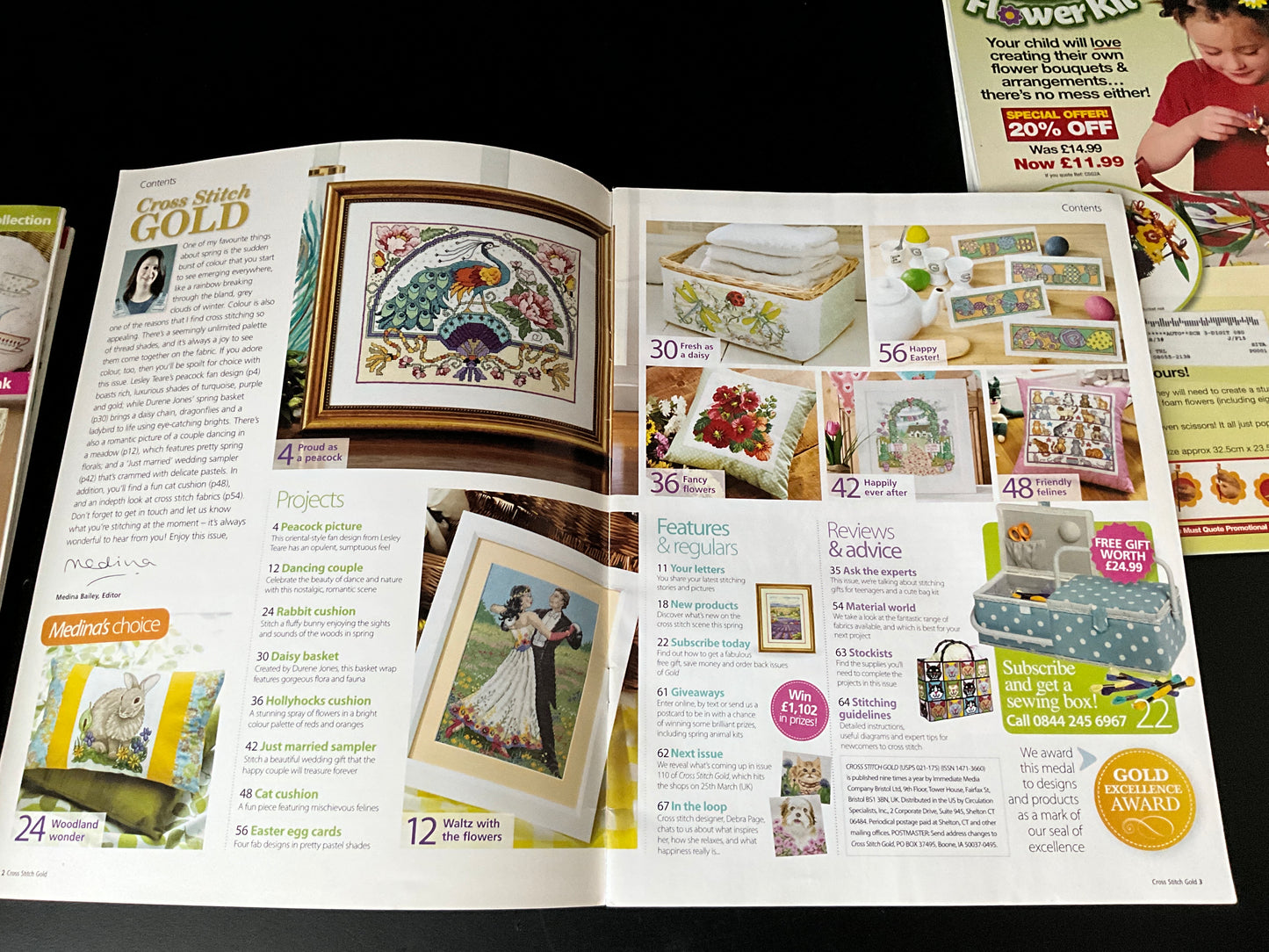 Cross Stitch Gold magazine lot choice see pictures and variations*