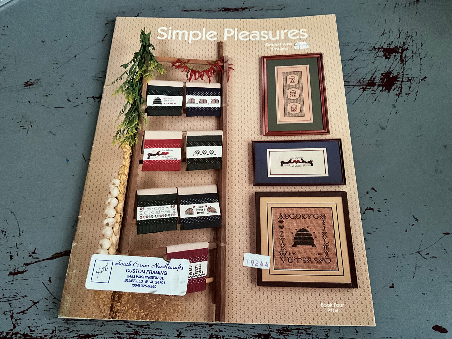 School House Designs Simple Pleasures counted cross stitch chart