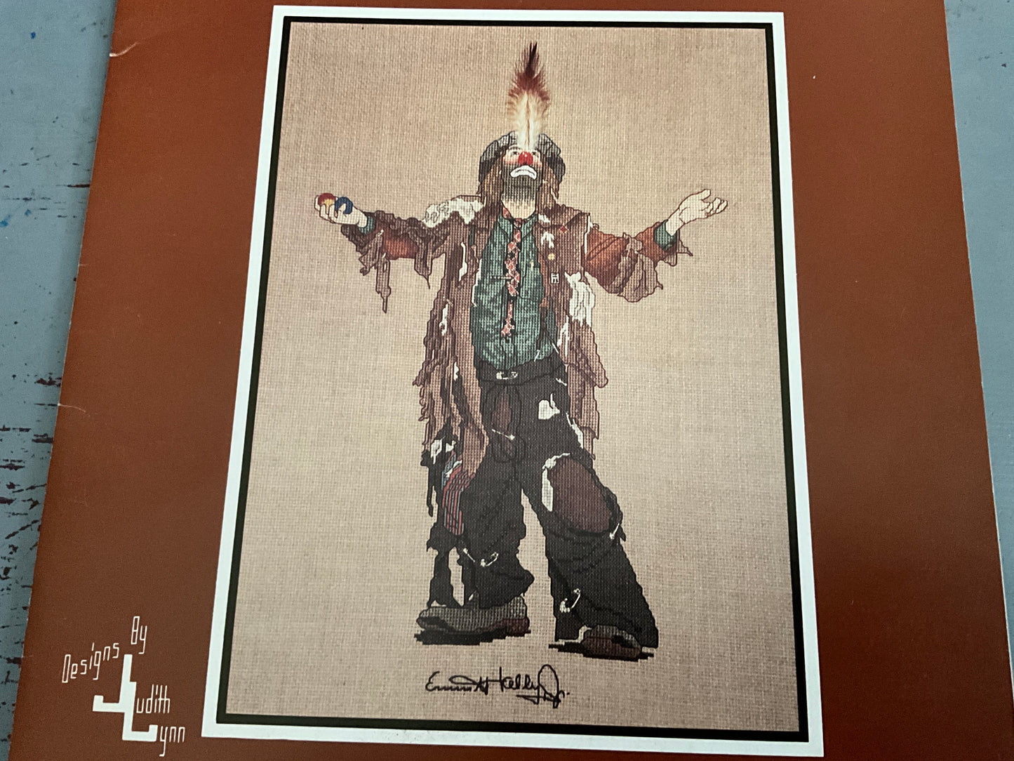 The Emmet Kelly Jr. Collectors Series The Balancing Act Designs BT Judith Lynn counted cross stitch minis chart