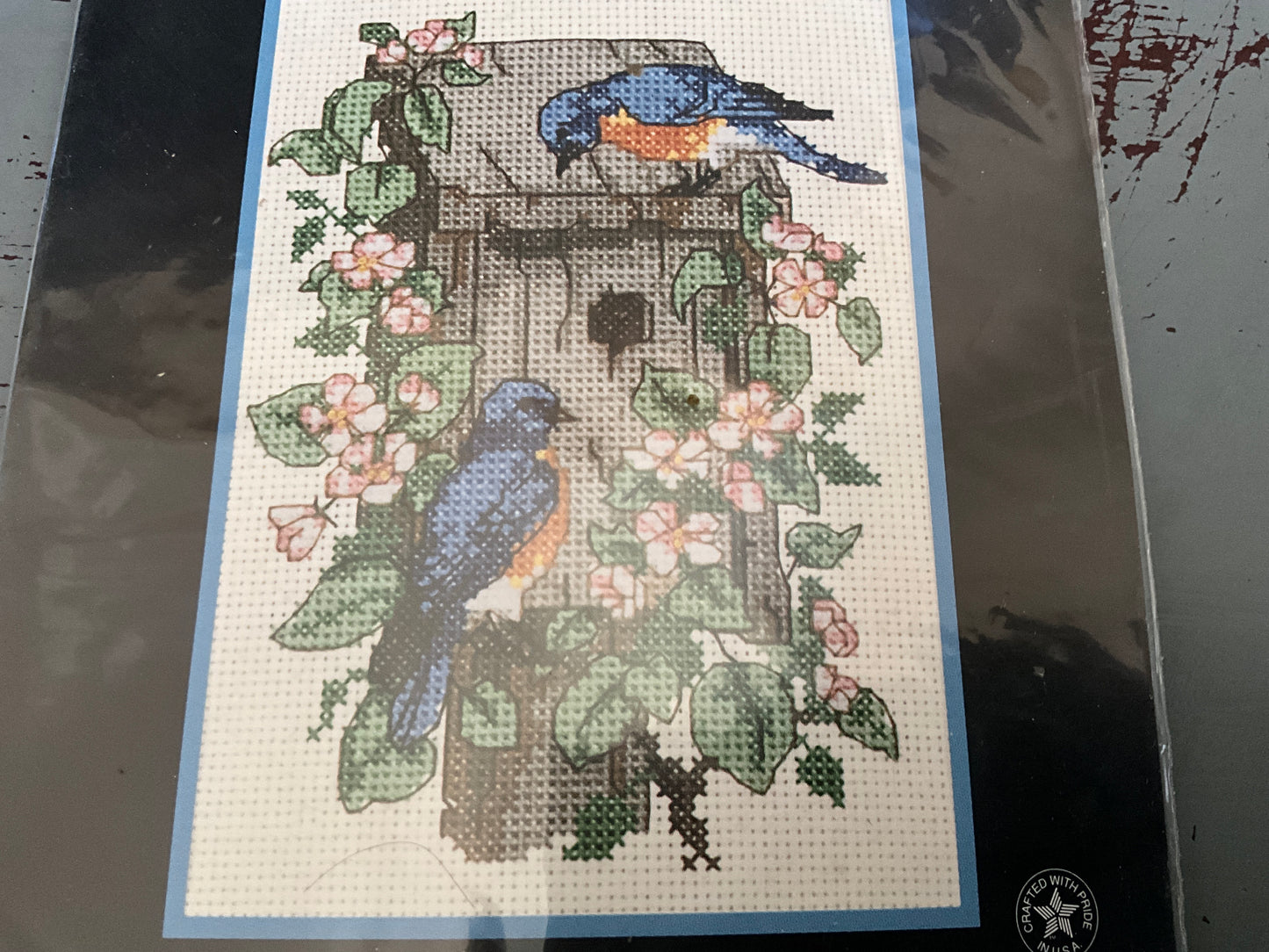 Dimensions Bluebirds Of Happiness cross stitch kit 5x7 inches