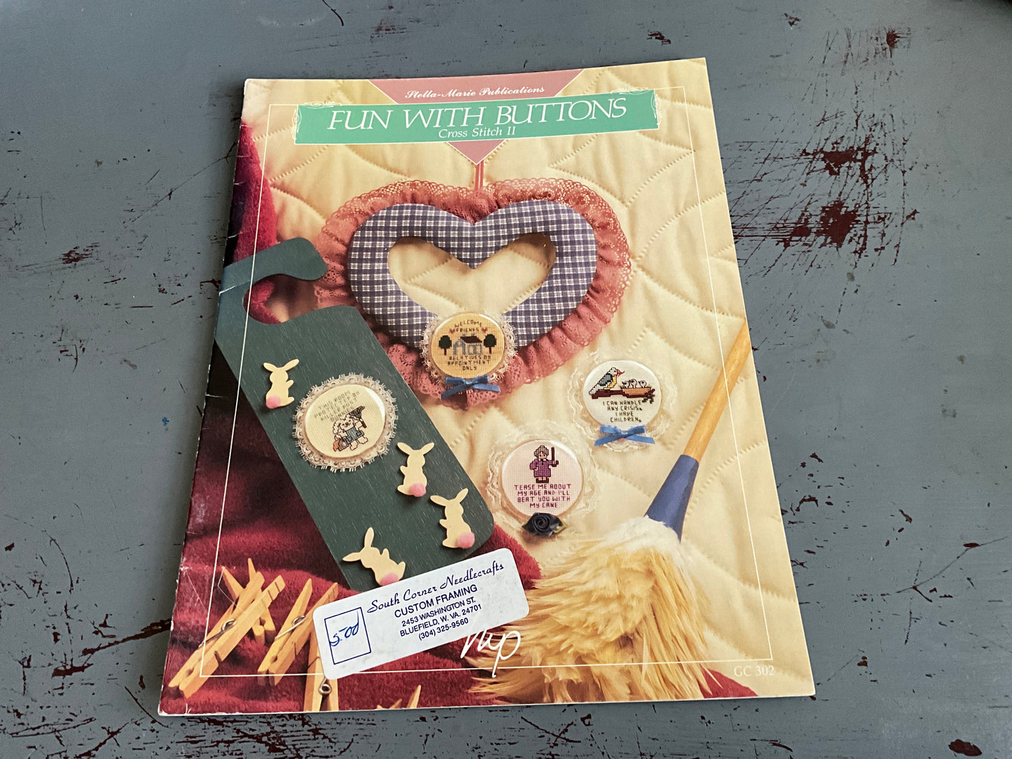 Stella-Marie Publications Fun with Buttons Cross Stitch II chart