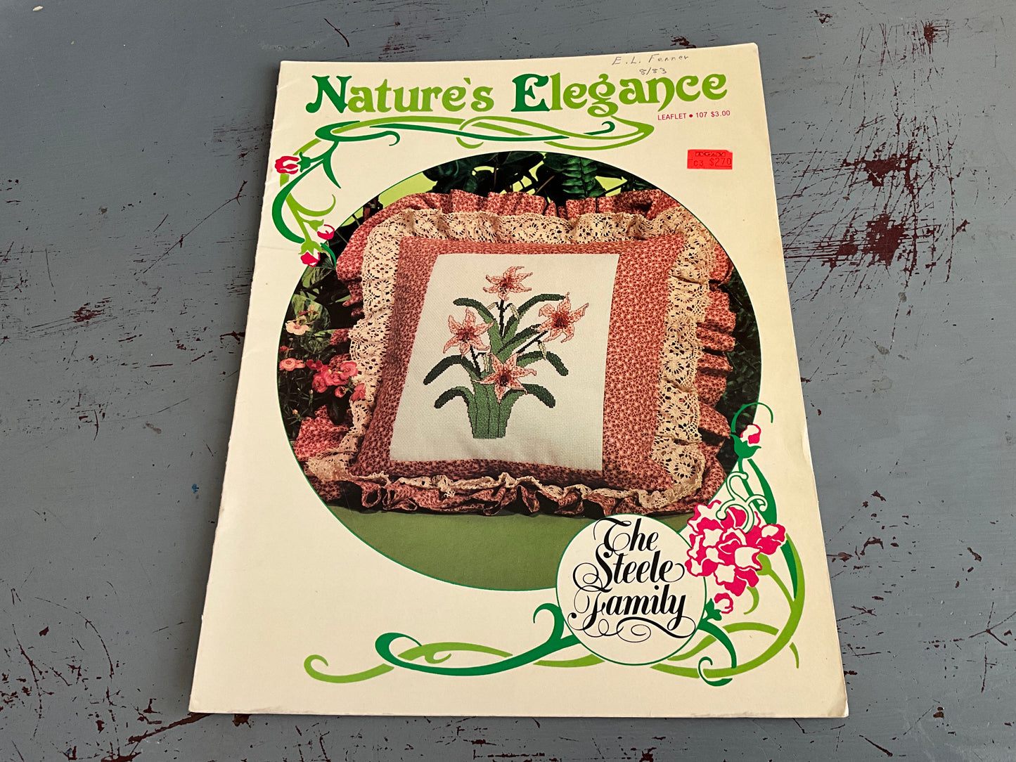 The Steele Family Natures Elegance Leaflet 107 counted cross stitch chart