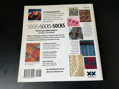 Socks-Socks-Socks 70 Spinning Patterns softcover book