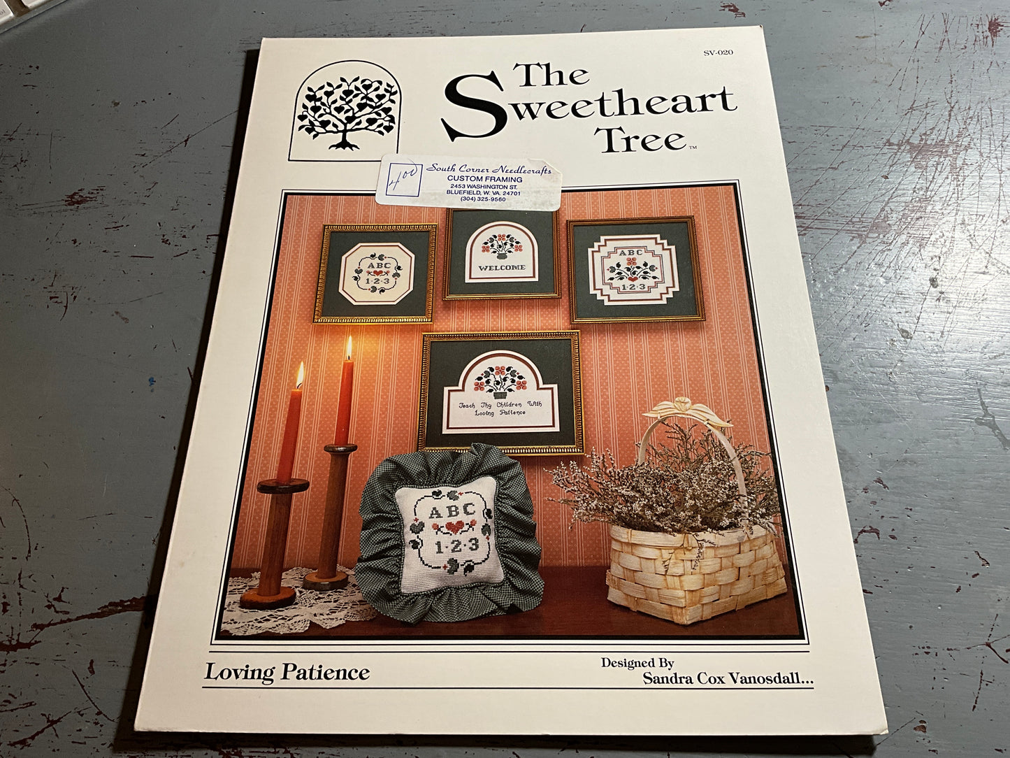 The Sweetheart Tree Loving Patience counted cross stitch kit stitch chart