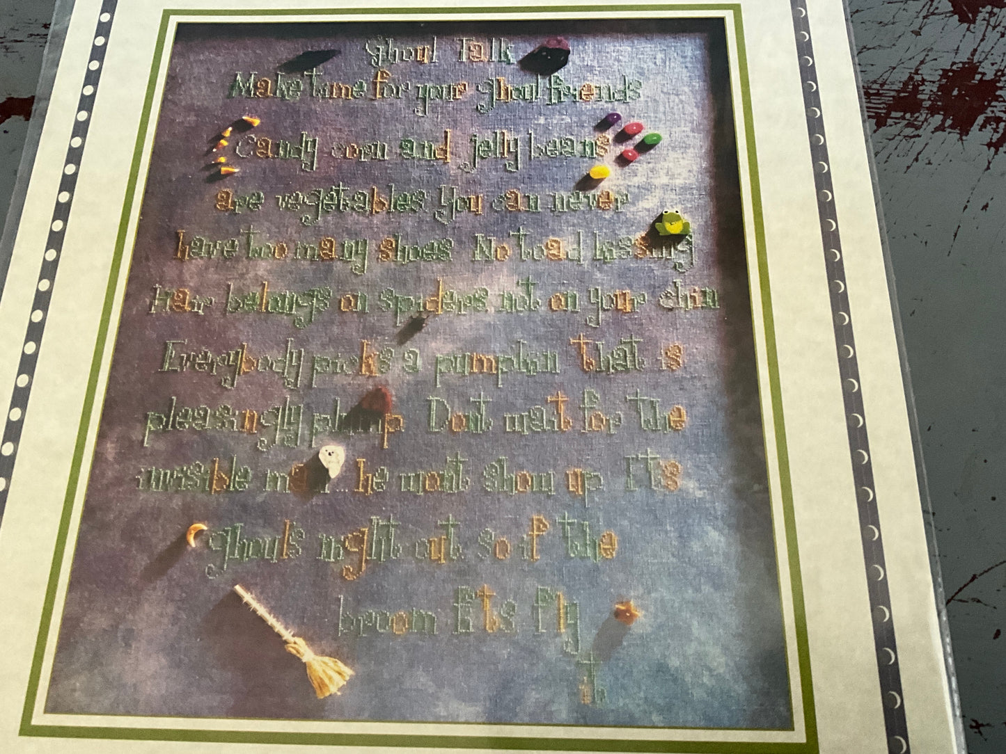 White Lyon Needleart Designs Ghoul Talk cross stitch chart