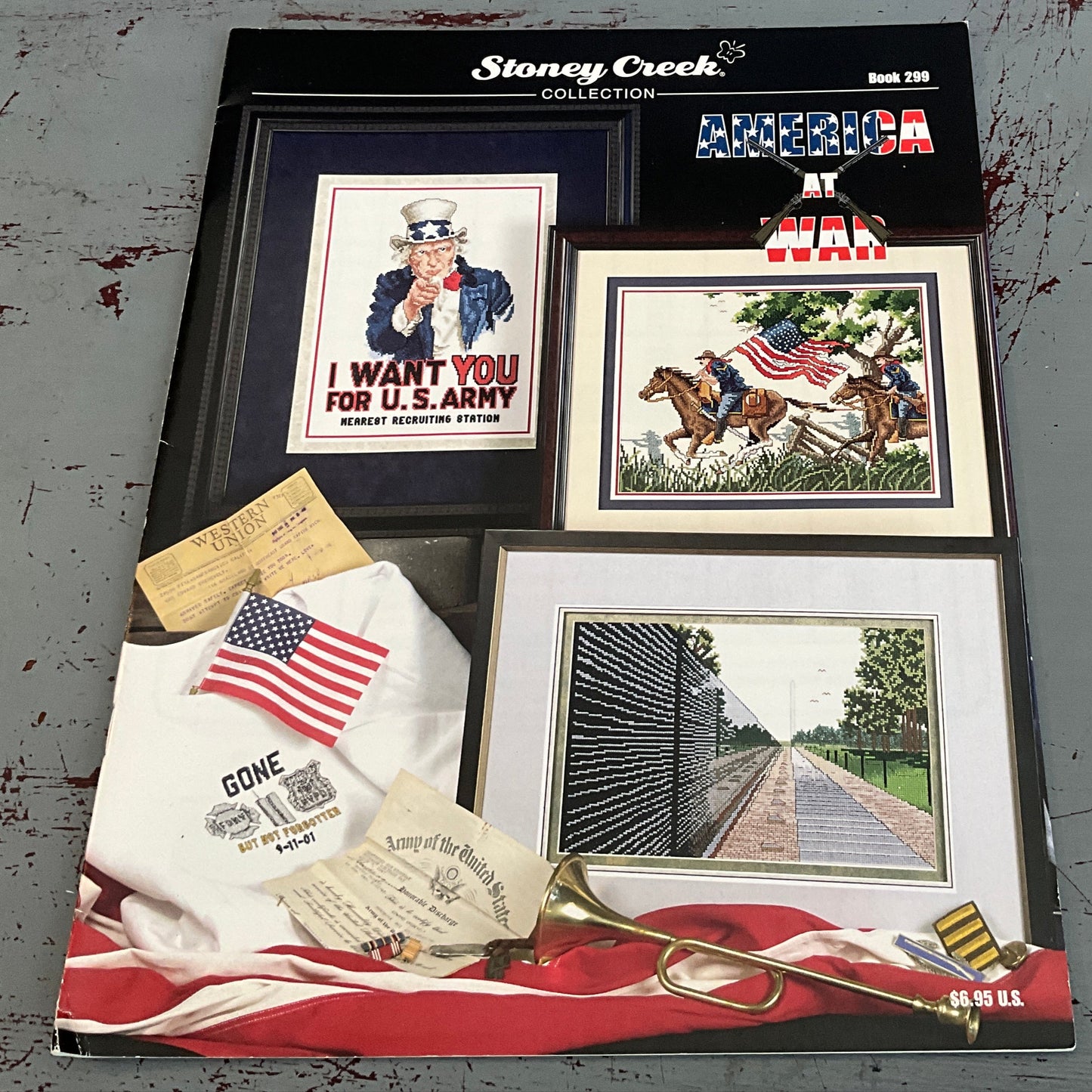 Stoney Creek America At War Book 299 counted cross stitch chart