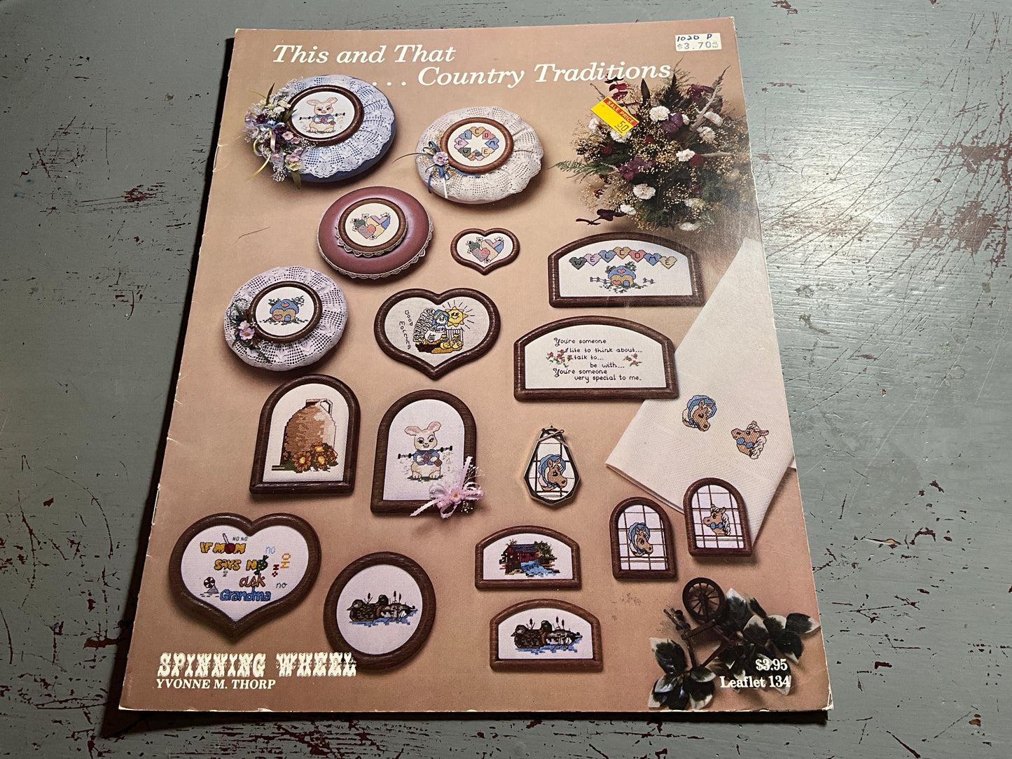 Spinning Wheel This and That… Country Traditions counted cross stitch chart