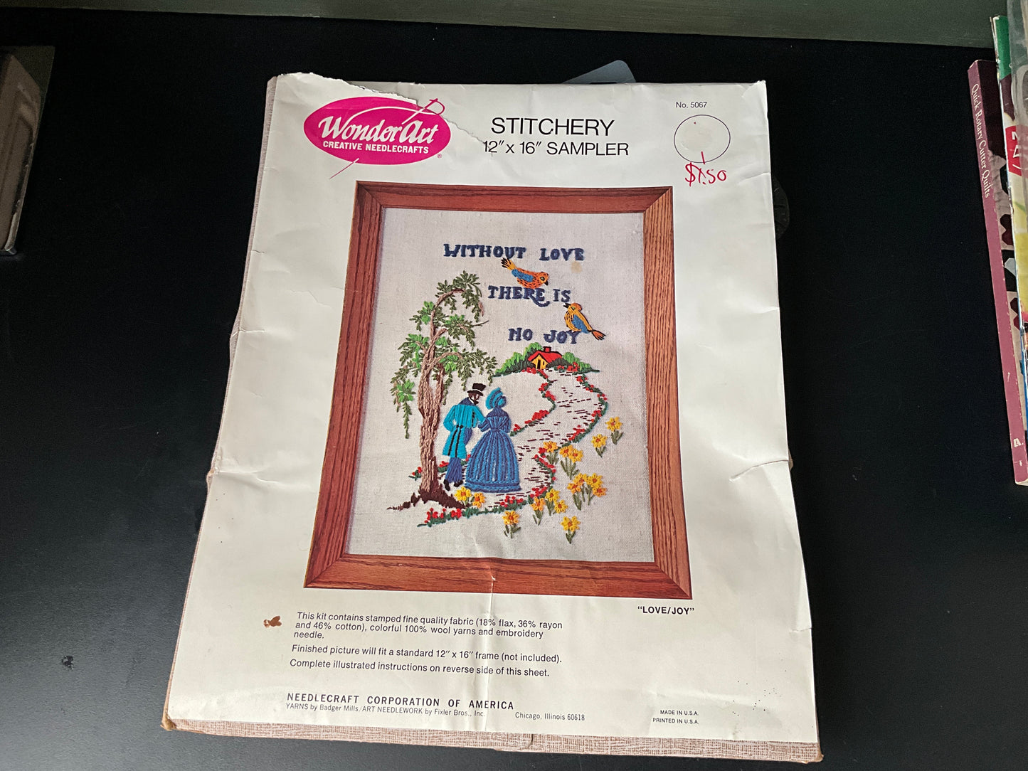 WonderArt choice crewel samplers see pictures & variations