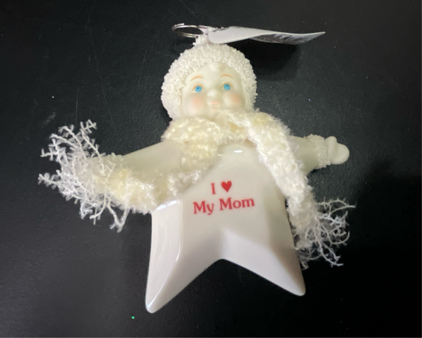 Department 56 My Bright Star I Love My Mom Bisque Porcelain ornament