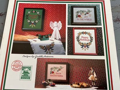 InCelebration Volume II Christmas Greetings in Polish-Greek-English from Unity Station Originals needlecraft chart