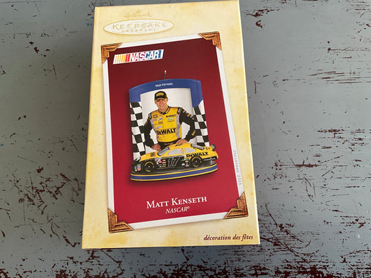 Hallmark Matt Kenseth 2005 NASCAR Keepsake Ornament QXI6272