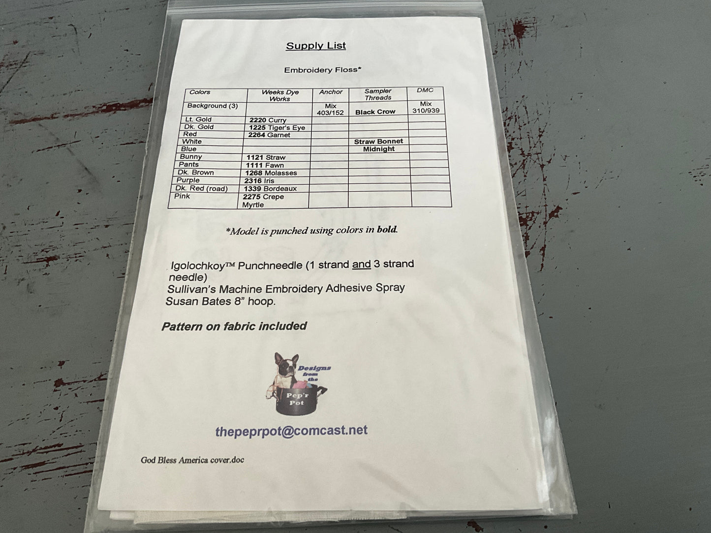 Charlotte Dudley choice punch needle embroidery with printed fabric