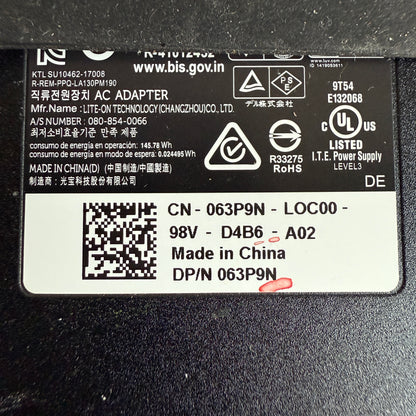 Dell 63P9N AC adapter charger see pictures and description for details*