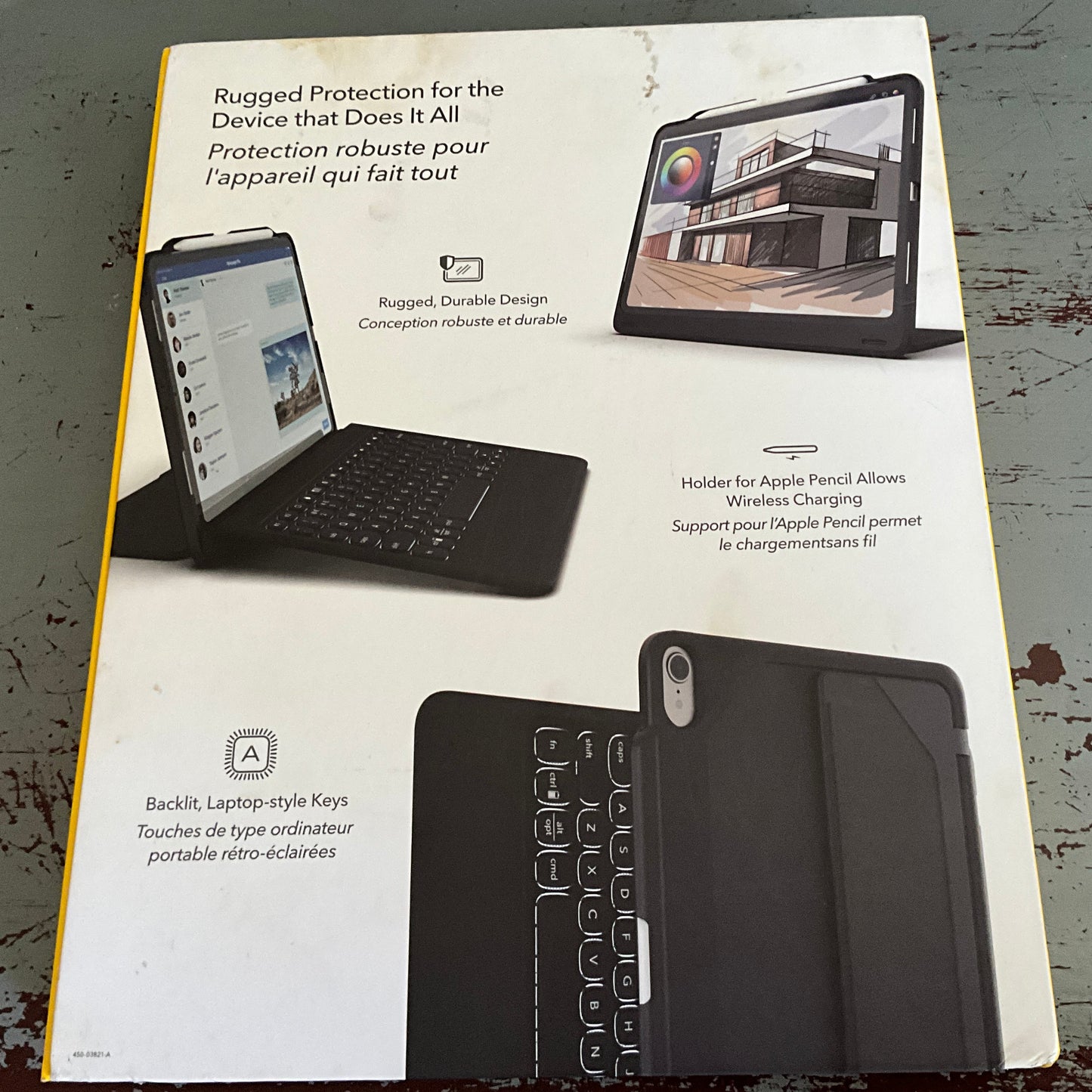 ZAGG rugged book go for 11-inch iPad Pro keyboard-case with stand built in!